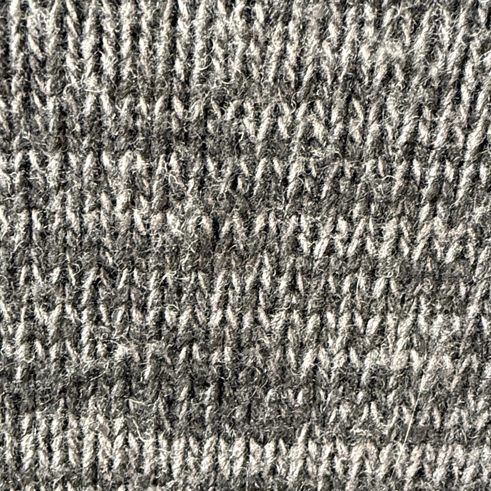 Columbia Rolled Edge Open Front Cardigan Sweater, Wool Blend Charcoal Gray, XL - Picture 7 of 13